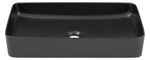 COMAD UM-6275 SLIM 60 BLACK DP - Umyvadlo na desku SLIM 61x34 cm matná černá