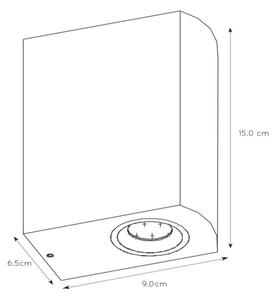 Lucide 22861/10/31 - LED Stmívatelné venkovní svítidlo ZORA 2xGU10/5W/230V IP44