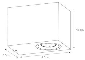 Lucide 22860/05/31 - LED Stmívatelné venkovní svítidlo ZORA 1xGU10/5W/230V IP44