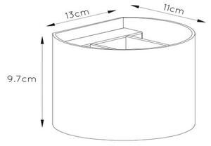 Lucide 09218/04/36 - LED nástěnné svítidlo XIO 1xG9/4W/230V antracit