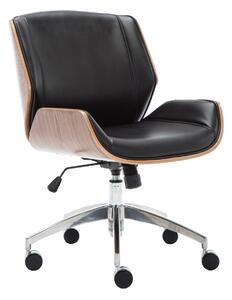 Shoptop Kancelářská židle RON černá/ořech