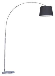 Median stojací lampa E27 1x40W bez zdroje, chrom/černá