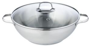 Livarno home Pánev Wok z nerezové oceli, 32 cm (wok pánev, 32 cm, bez povrchové úpravy) (100376286001)