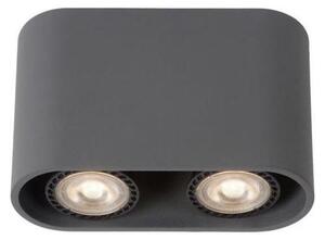 Lucide 09914/10/36 - LED Bodové svítidlo BENTOO 2xGU10/5W/230V šedá
