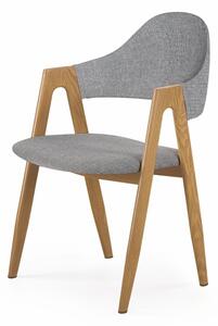HALMAR Designová židle Lona šedá