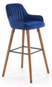 HALMAR Barová židle Naty tmavě modrá