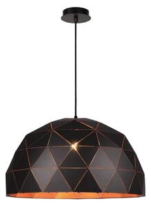Lucide 21409/60/30 - Závěsné svítidlo OTONA 3xE27/60W/230V černé