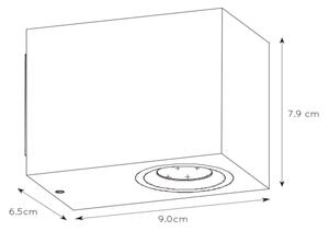 Lucide 22860/05/30 - LED Stmívatelné venkovní svítidlo ZORA 1xGU10/5W/230V IP44