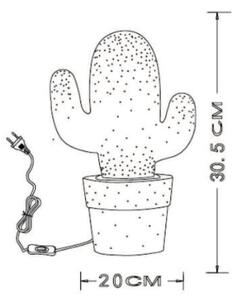 Lucide 13513/01/33 - Stolní lampa CACTUS 1xE14/25W/230V zelená