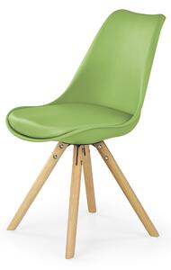 Jídelní židle K201, zelená