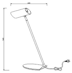 Lucide 19600/01/30 - Stolní lampa HESTER 1xGU10/7W/230V černá