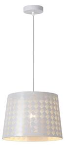 Lucide 72302/35/31 - Závěsné svítidlo WAFFLE 1xE27/60W/230V bílé