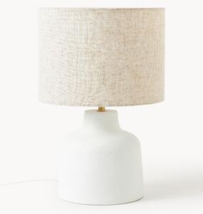 Ručně vyrobená stolní lampa s betonovou podstavou Ike