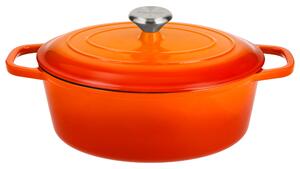 Silvercrest® Litinový hrnec Premium, Ø 29 cm (oranžová) (100409655005)