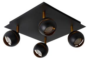 Lucide 77975/20/30 - LED bodové svítidlo BINARI 4xLED/5W/230V černé