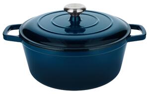 Silvercrest® Litinový hrnec Premium, Ø 28 cm (modrá) (100409575006)