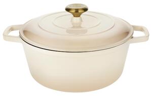Silvercrest® Litinový hrnec Premium, Ø 28 cm (krémová) (100409575004)