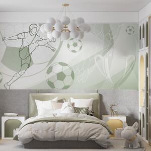 Fototapety Fotbalista a míče, Fototapety teen room, Fototapety fotbalové, w04601v2 : uwalls.cz