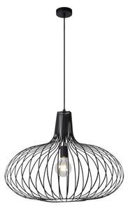 Lucide 78374/65/30 - Závěsné svítidlo MANUELA 1xE27/60W/230V černé 65 cm