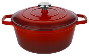 Silvercrest® Litinový hrnec Premium, Ø 28 cm (červená) (100409575003)