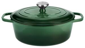 Silvercrest® Litinový hrnec Premium, Ø 29 cm (zelená) (100409655002)