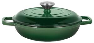 Silvercrest® Litinová servírovací pánev Premium, Ø 25 cm (zelená) (100409708002)