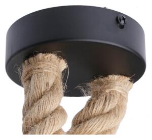 LED Lustr na lanku ROPE 2xE27/10W/230V