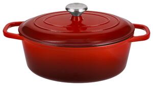Silvercrest® Litinový hrnec Premium, Ø 29 cm (červená) (100409655003)