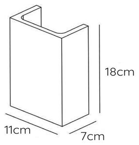 Lucide 35201/18/31 - Nástěnné svítidlo GIPSY 1xG9/40W/230V bílé