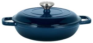 Silvercrest® Litinová servírovací pánev Premium, Ø 25 cm (modrá) (100409708006)
