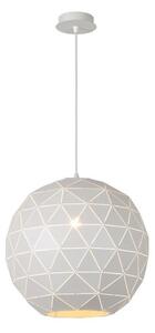 Lucide 21409/40/31 - Závěsné svítidlo OTONA 1xE27/60W/230V bílé