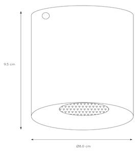 Lucide 09100/01/30 - Bodové svítidlo BODI 1xGU10/50W/230V