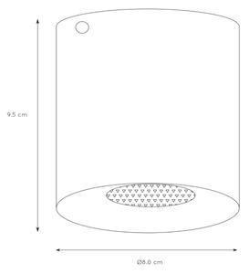 Lucide 09100/01/31 - Bodové svítidlo BODI 1xGU10/50W/230V