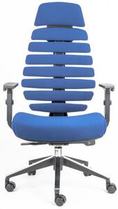 Mercury kancelářská židle FISH BONES PDH šedý plast, TW10 modrá