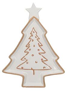 Talíř Beige Christmas Tree classic