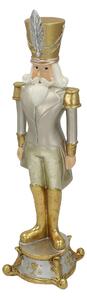 Figurka Louskáčka 42cm silver gold