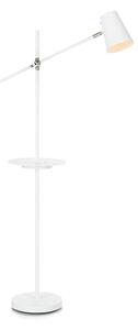 Bílá volně stojící lampa s odkládacím prostorem Markslöjd Linear