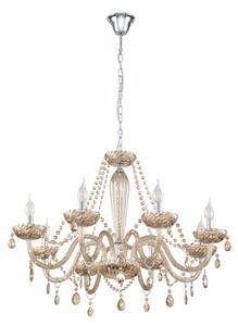 Eglo 39093 - Lustr BASILANO 8xE14/40W/230V