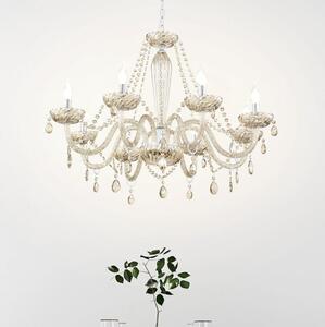 Eglo 39093 - Lustr BASILANO 8xE14/40W/230V