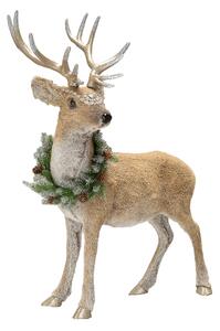 Figurka Winter Deer 60x35x77 cm