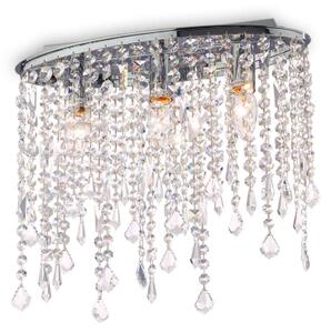 Ideal Lux - Křišťálové stropní svítidlo RAIN 3xE14/40W/230V lesklý chrom