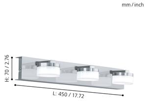 Eglo 96543 - LED Stmívatelné koupelnové svítidlo ROMENDO 1 3xLED/7,2W/ IP44