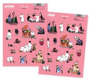 Putinki Set samolepek Moominvalley, 2 archy