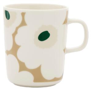 Marimekko Hrnek Oiva Unikko 0,25l, béžovo-zelený