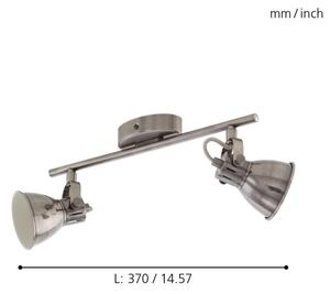 Eglo 96553 - LED Bodové svítidlo SERAS 2xGU10/3,3W/230V