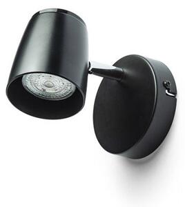 JOLI I nástěnná černá 230V LED GU10 10W - RED - DESIGN RENDL