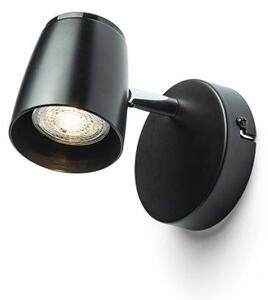 JOLI I nástěnná černá 230V LED GU10 10W - RED - DESIGN RENDL