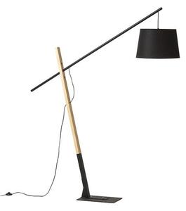 DANTE stojanová černá dřevo 230V E27 25W - RED - DESIGN RENDL