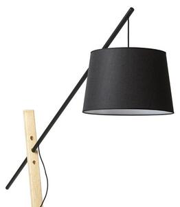 DANTE stojanová černá dřevo 230V E27 25W - RED - DESIGN RENDL