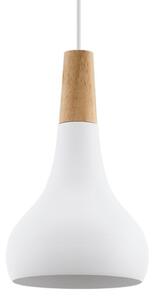 Eglo 901177-Lustr na lanku SABINAR 1xE27/60W/230V pr.18cm bílá